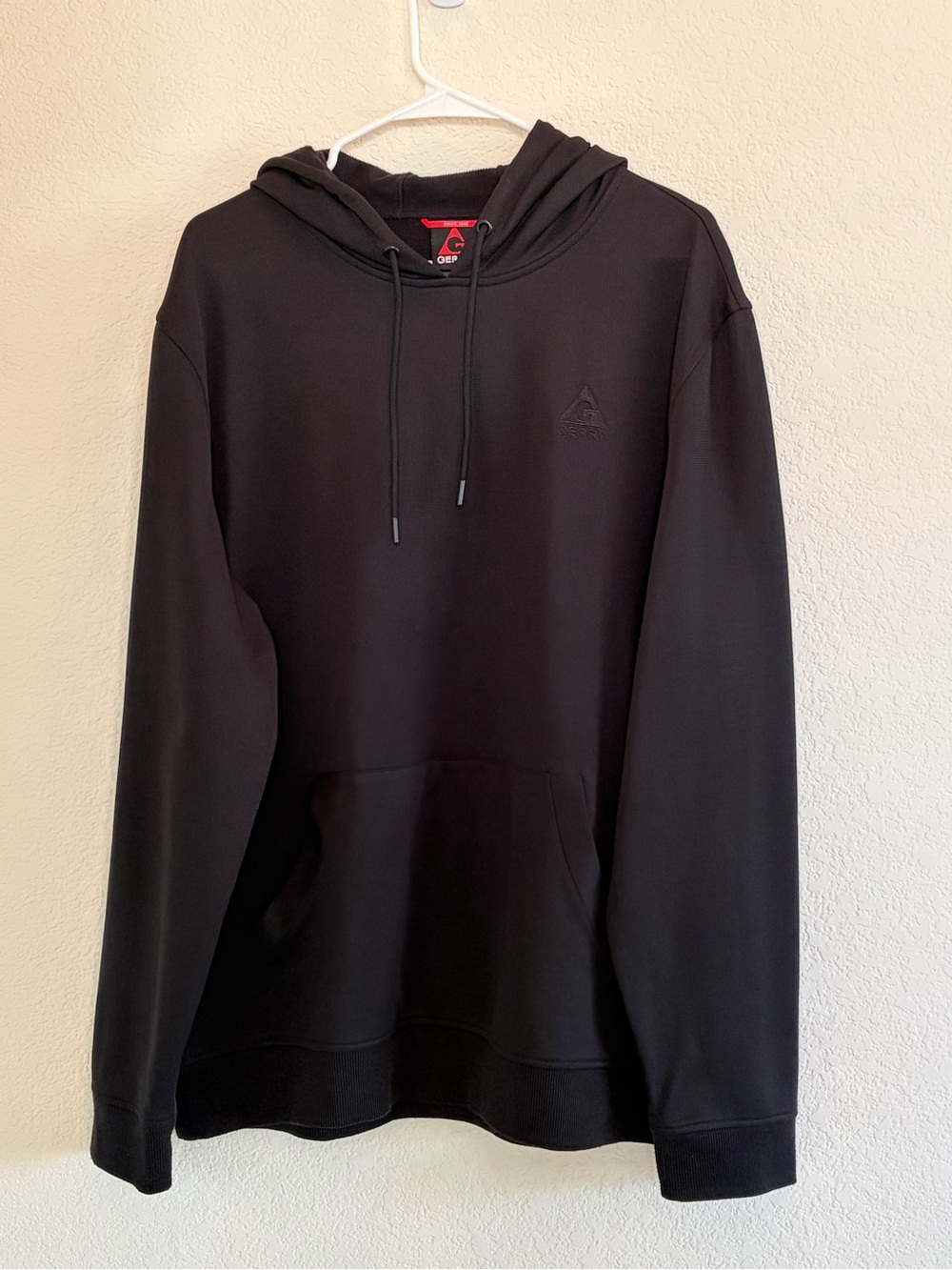 Gerry Weber Black Men's Hooded Pullover with Subtle Logo